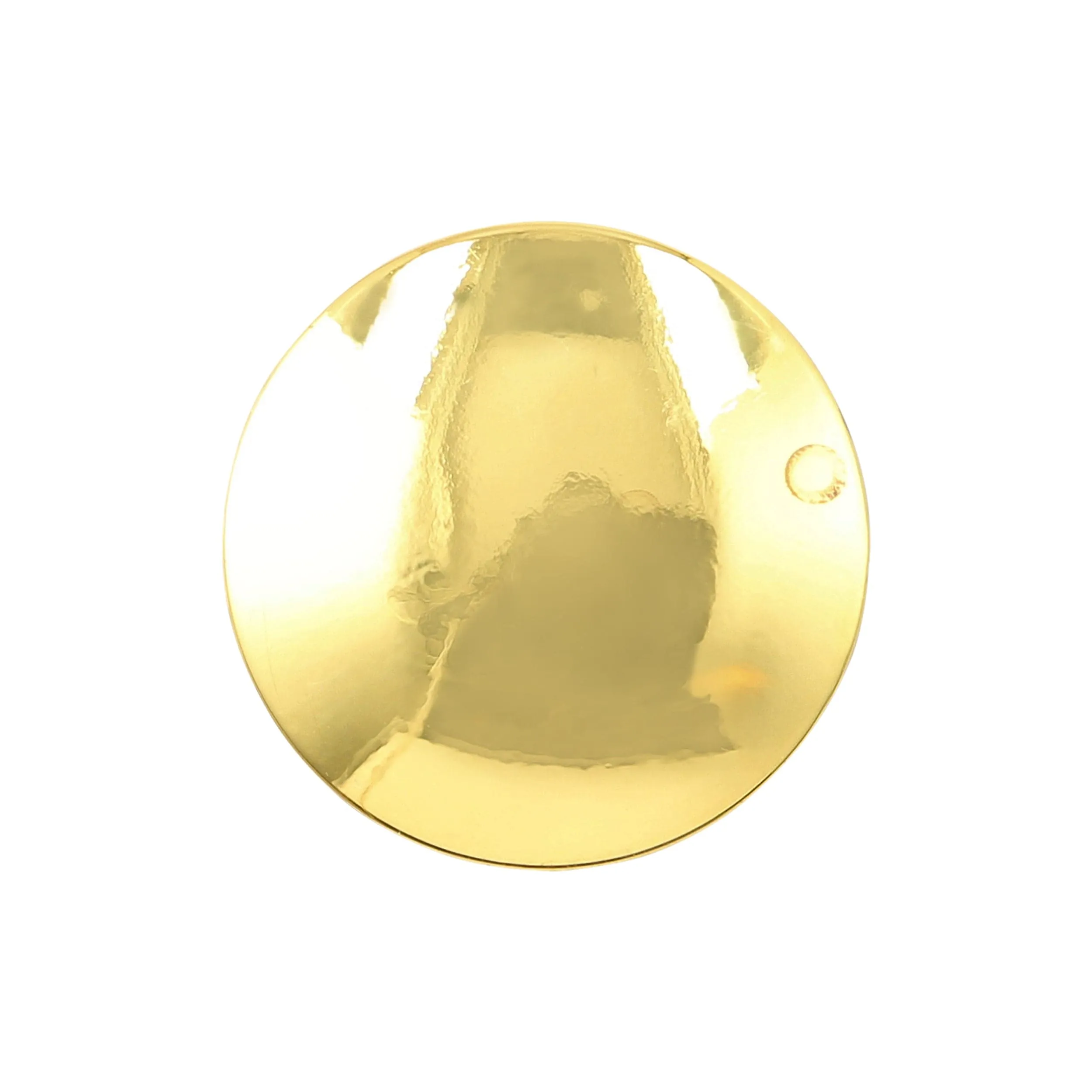15mm Gold, Flat Top Stud with Screw, Zinc Alloy - PK5, #P-4001-15-GLD