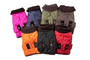 Barn Coat w/Brown Corduroy Collar - 6 Color Options