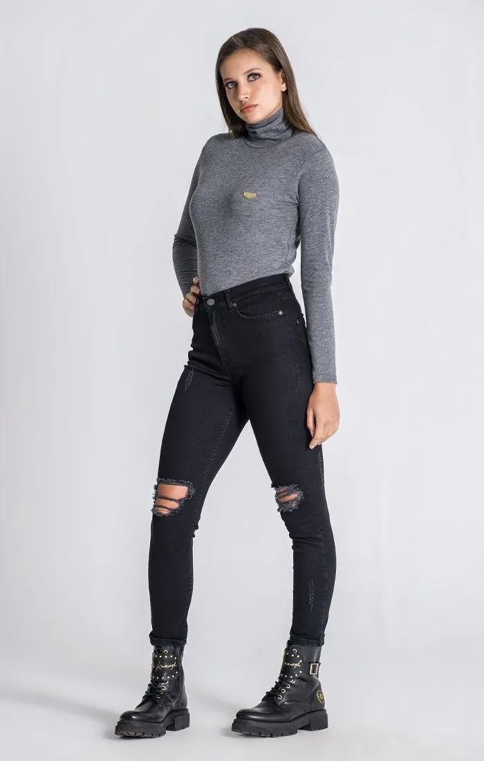 GREY GK CORE TURTLENECK