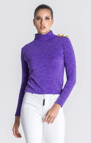 PURPLE CONSTELLATION TURTLENECK