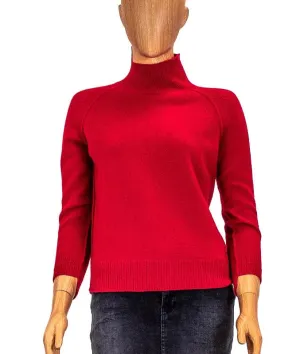 Red Cashmere Turtleneck