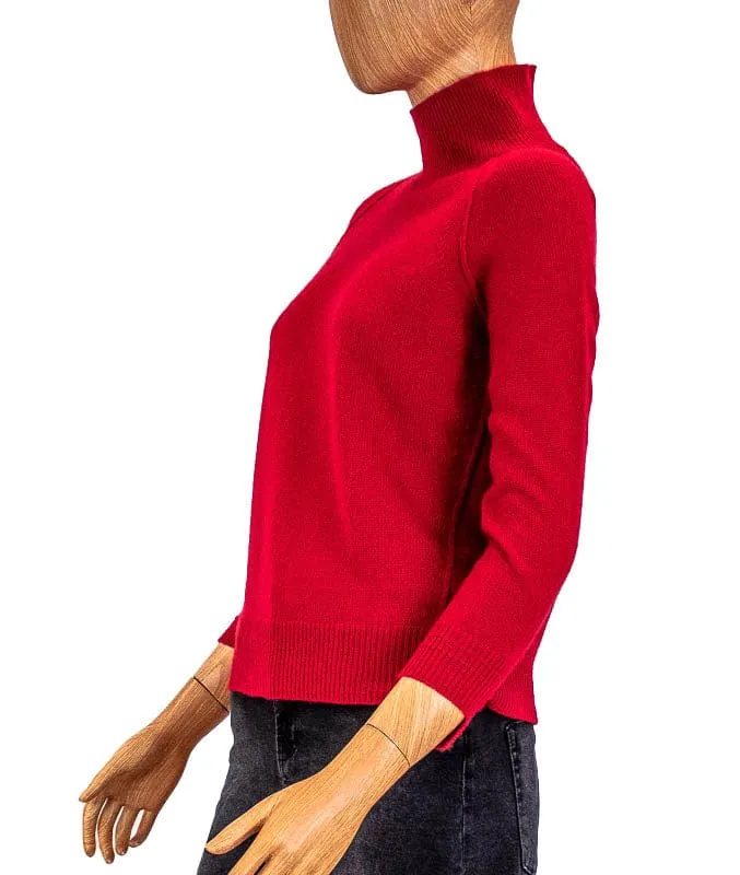 Red Cashmere Turtleneck