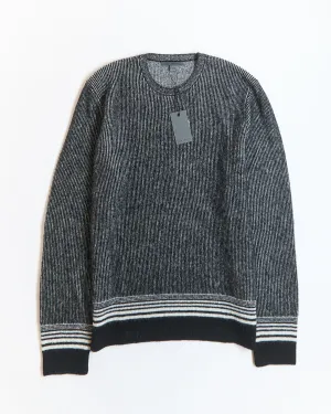 Tomar Easy Fit Crewneck With Multi Stripes