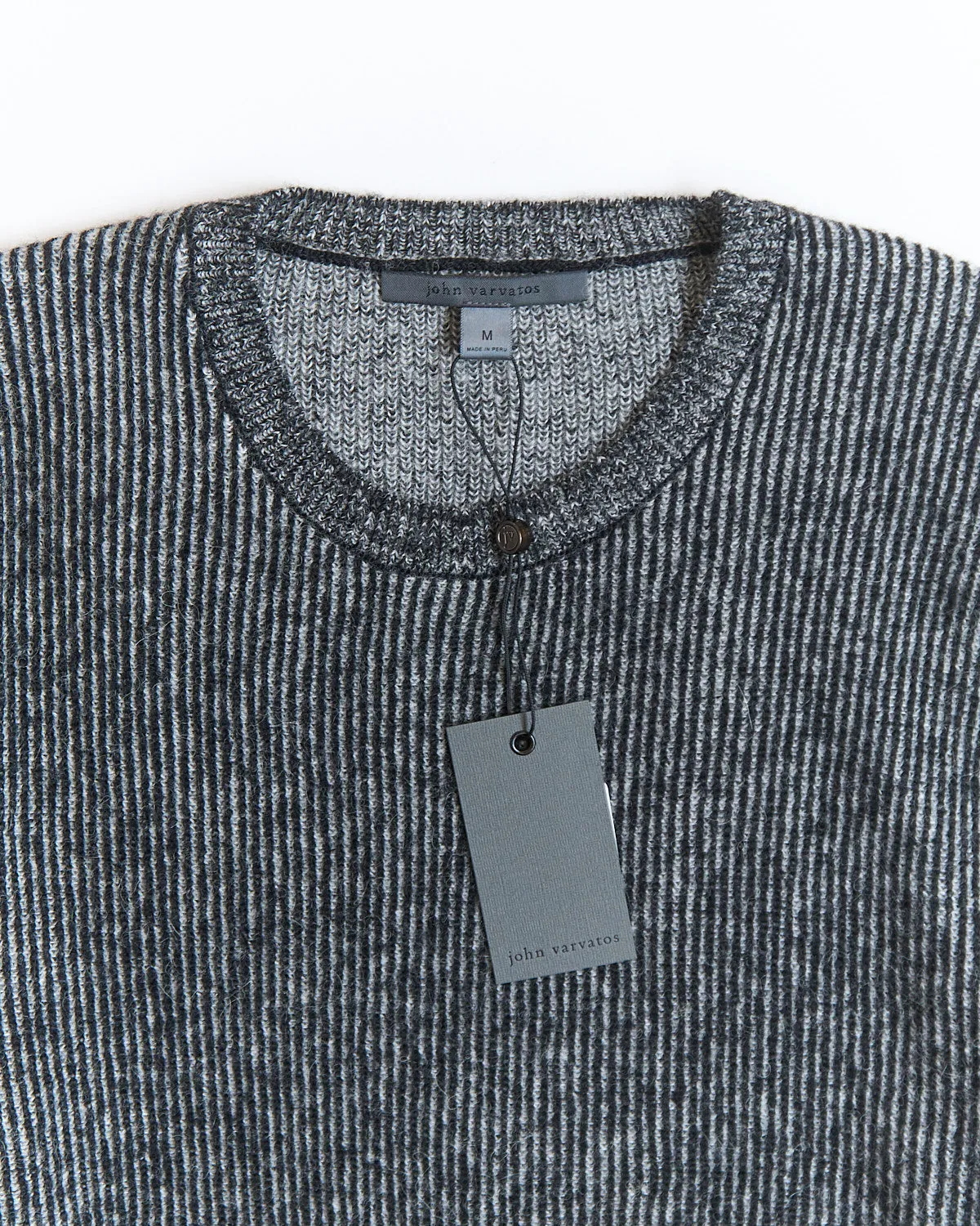 Tomar Easy Fit Crewneck With Multi Stripes
