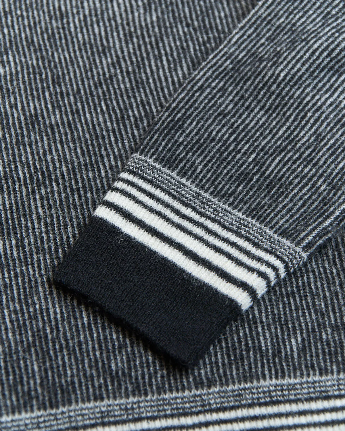 Tomar Easy Fit Crewneck With Multi Stripes