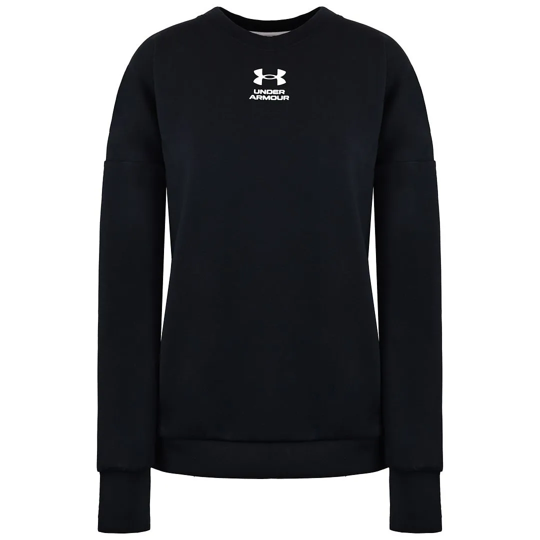 Under Armour Summit Knit Womens Black Oversize Sweater