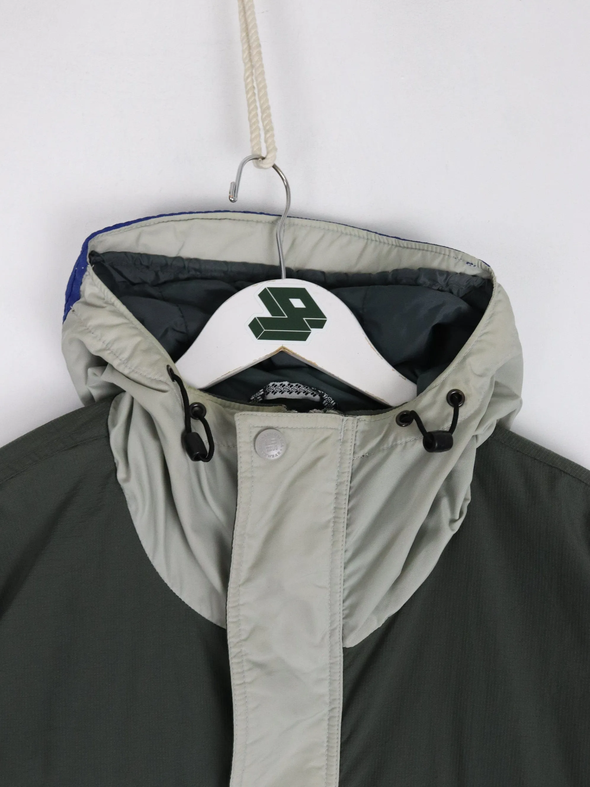 Vintage Columbia Jacket Mens Medium Beige Ski Hooded